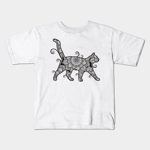 Cat Lover Kids T-Shirt by Design Anbay
